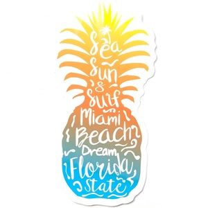 Pineapple Vinyl Sticker